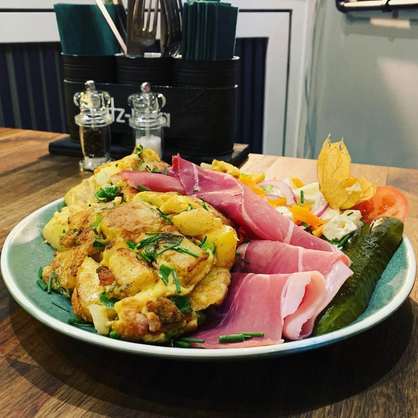 Bauernfrühstück mit Katenschinken