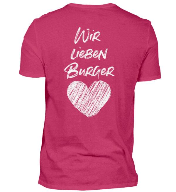 Herren T-Shirt Wir lieben Burger - Herren Shirt-1216