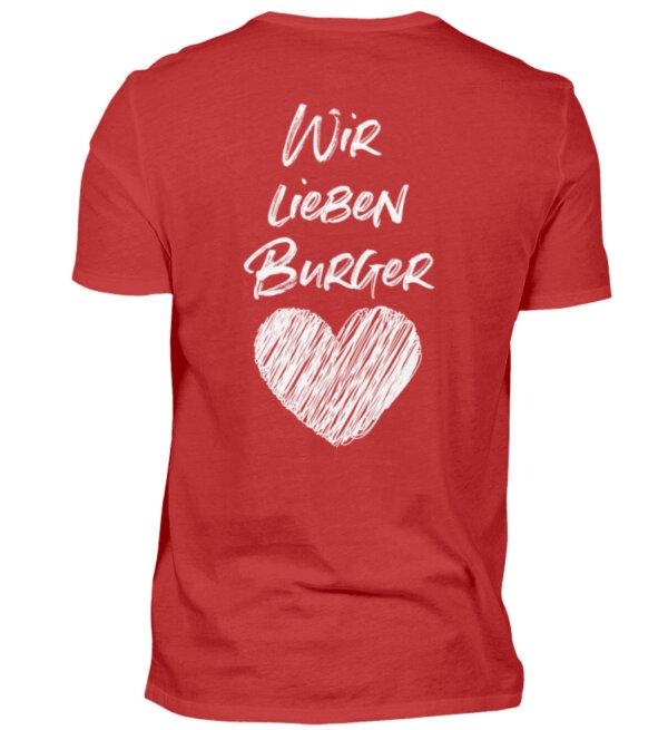 Herren T-Shirt Wir lieben Burger - Herren Shirt-4