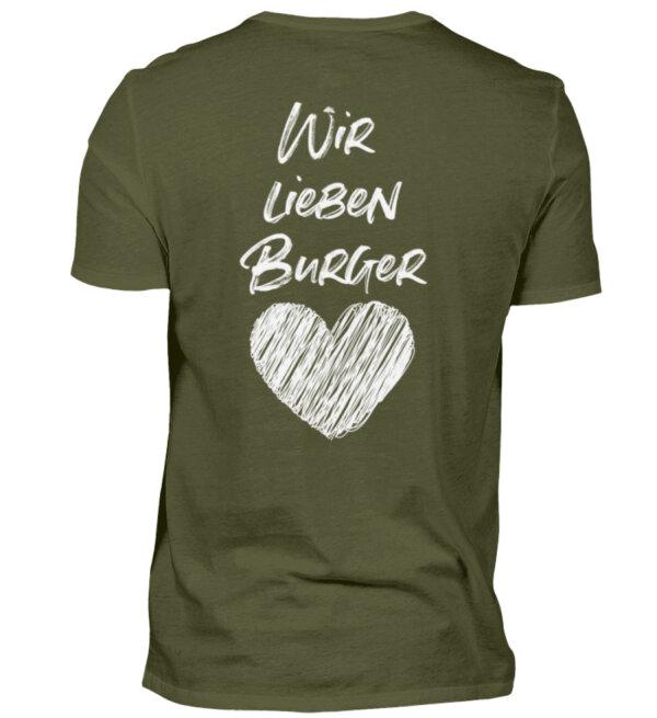 Herren T-Shirt Wir lieben Burger - Herren Shirt-1109