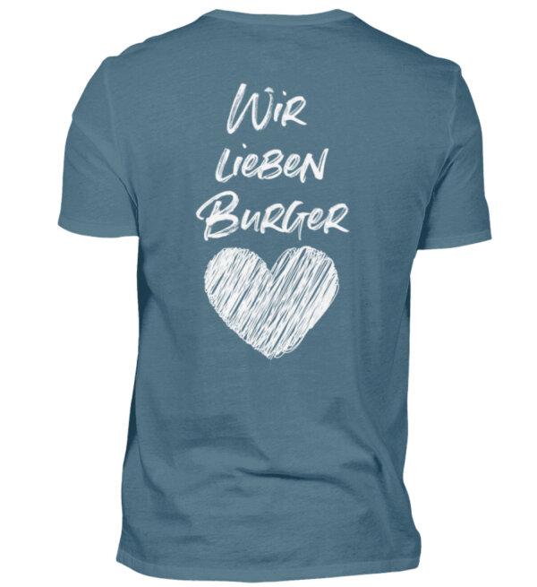 Herren T-Shirt Wir lieben Burger - Herren Shirt-1230